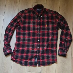 POLO RALPH LAUREN Slim Fit Plaid Shirt Sz XL